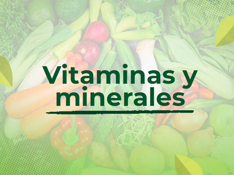 vitaminas y minerales
